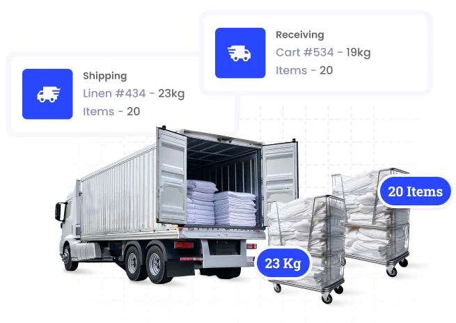 linen shipping & receiving